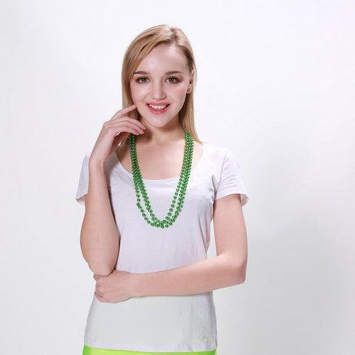 Party Necklace Green - 80cm 3 Pack 1 Piece - Dollars and Sense