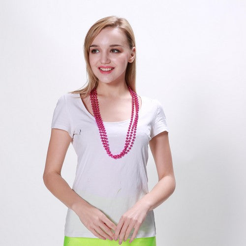 Party Necklace Pink - 80cm 3 Pack 1 Piece - Dollars and Sense