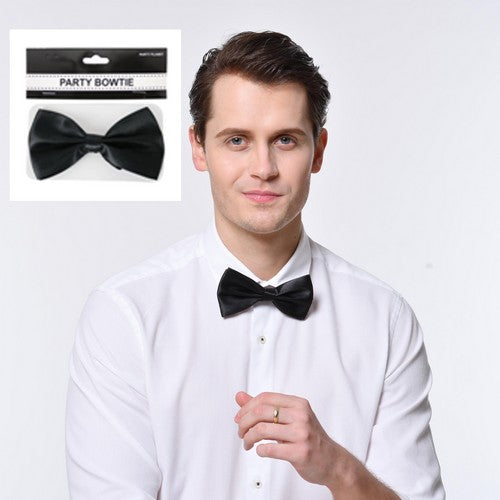 Party Bowtie Adult Black - 1 Piece - Dollars and Sense