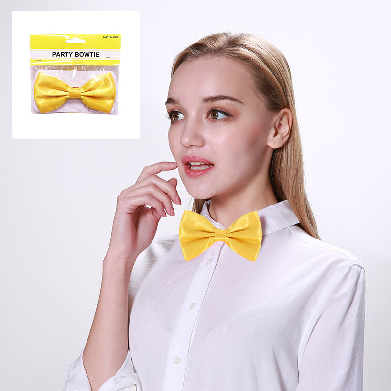 Party Bowtie Adult Yellow - 1 Piece - Dollars and Sense