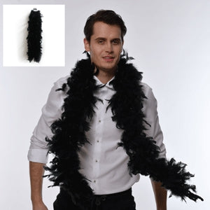 Feather Boa Black - 1 Piece - Dollars and Sense