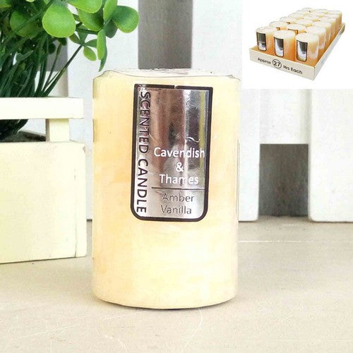 Ivory Rustic Scented Candle - Amber Vanilla 5x7.5cm Default Title