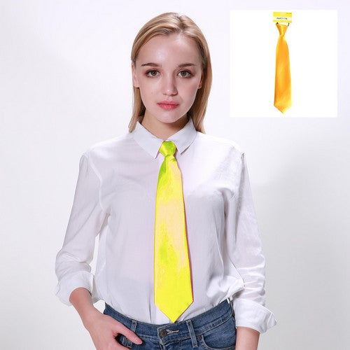 Party Tie Yellow - Dollars and Sense