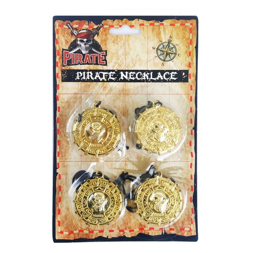 Pirate Necklace - 4 Pack 1 Piece - Dollars and Sense