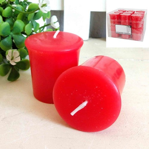 Red Votive Scented Candle - Red Currant and Yuzu Default Title