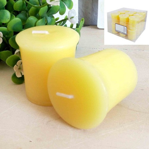 Yellow Votive Scented Candle - Pineapple Punch Default Title