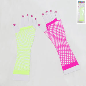 80s Long Fishnet Gloves - Dollars and Sense