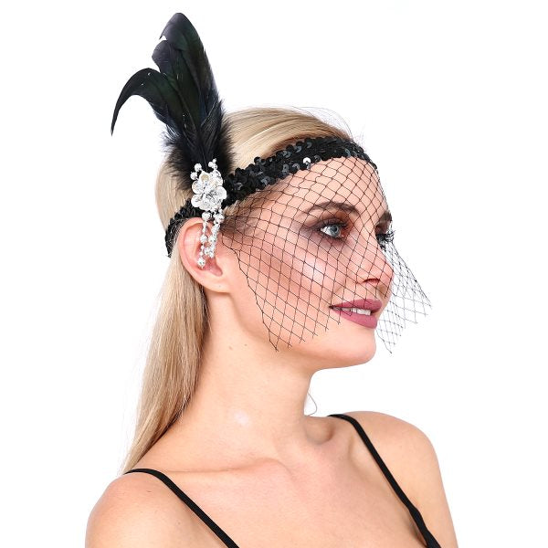 Flapper Headband - Dollars and Sense