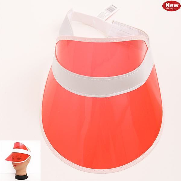 Sun Visor Party Hat Red - 1 Piece - Dollars and Sense