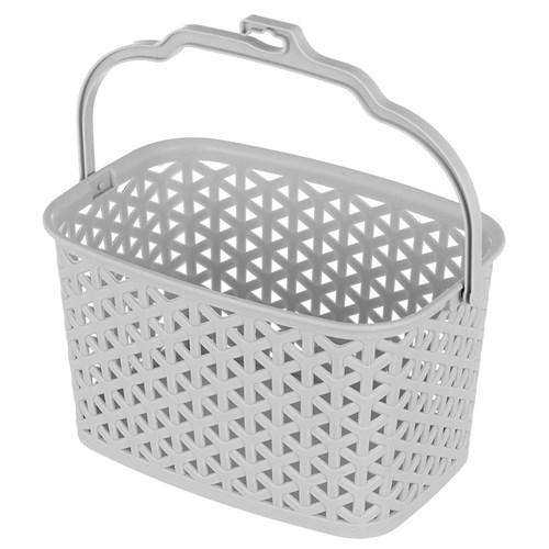 Wicker Design Peg Basket 22X15.5X12.5cm Assorted Colours - Dollars and Sense
