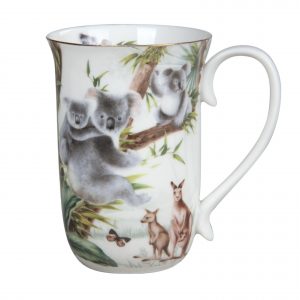 Australian Wildlife Koala on Fine Bone China Mug - 405ml Gift Box - Dollars and Sense