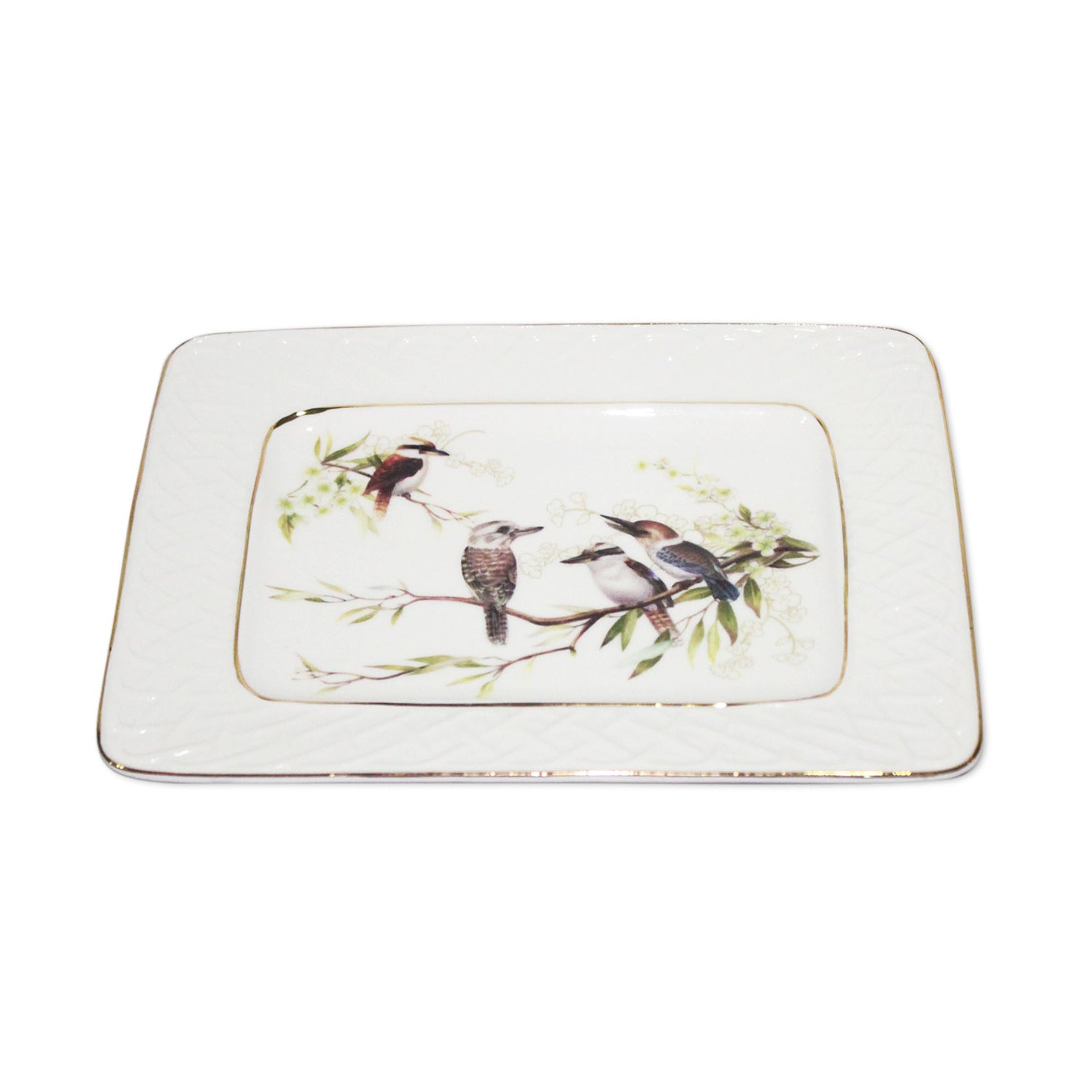 Kookaburra Fine Bone China Plate - 20cm Gift Box - Dollars and Sense