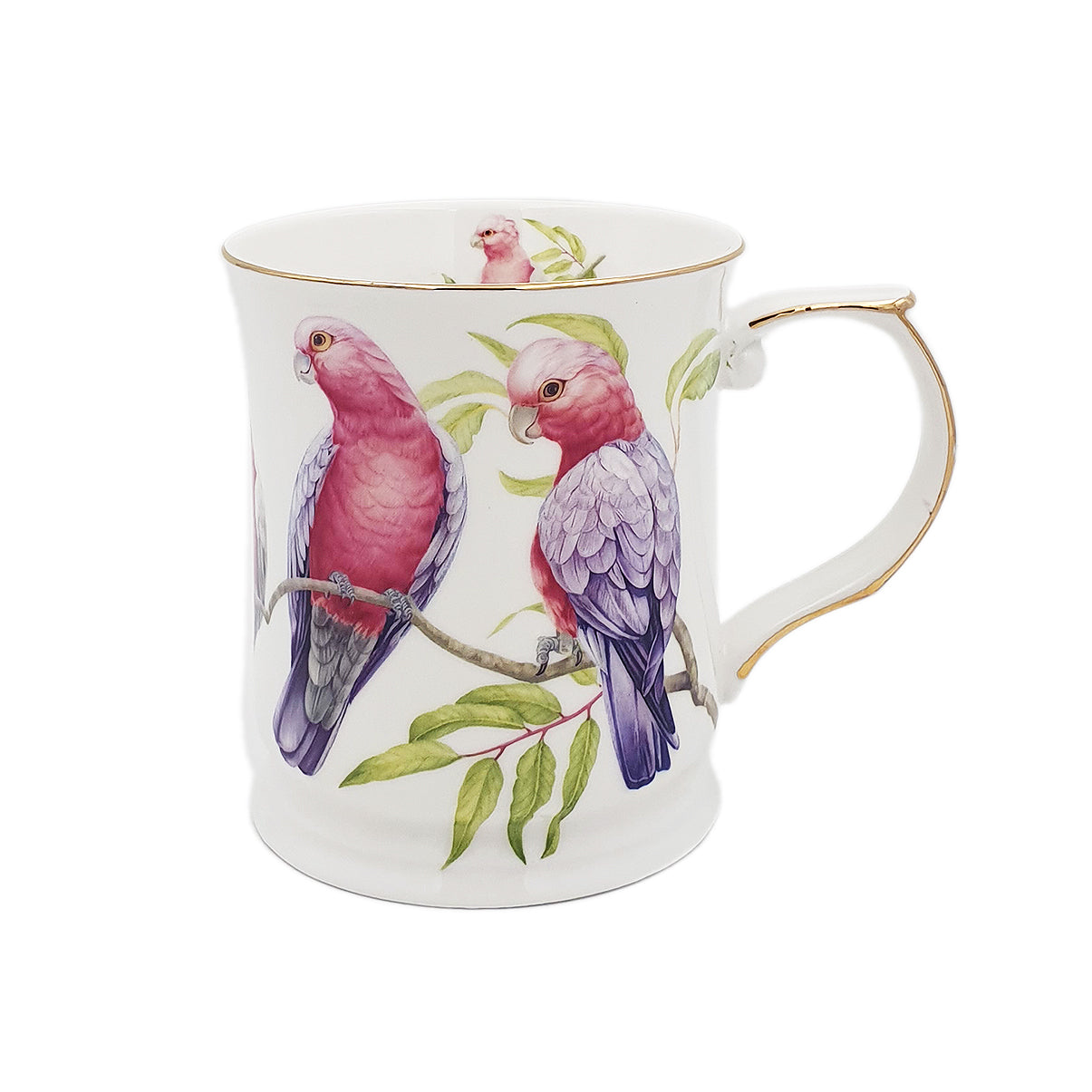 Galah on Fine Bone China Mug - 415ml Gift Box - Dollars and Sense