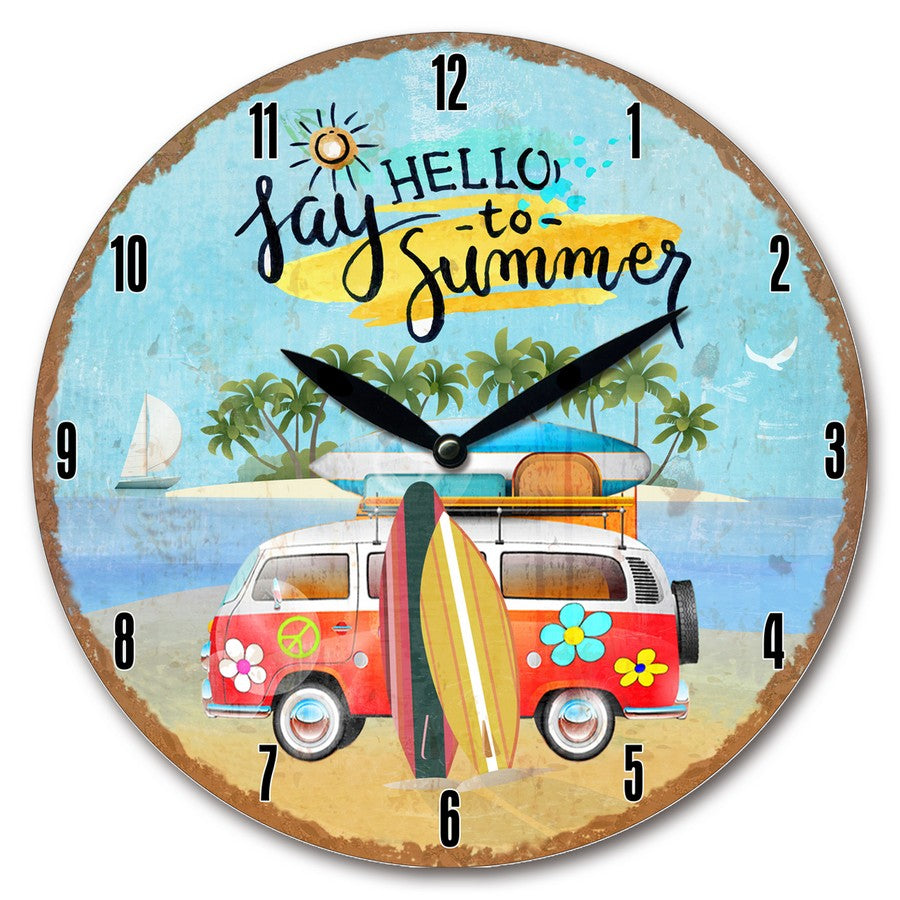 Kombi Van Wall Clock Gift Box - Dollars and Sense