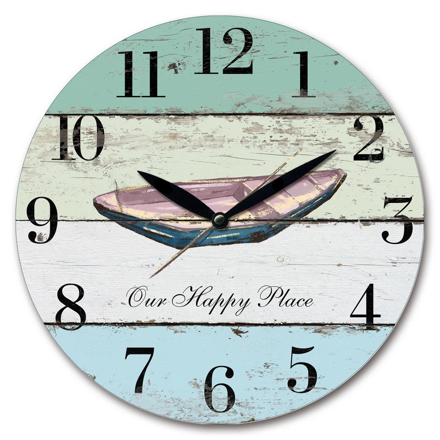 MDF Boat Wall Clock Gift Box - Dollars and Sense