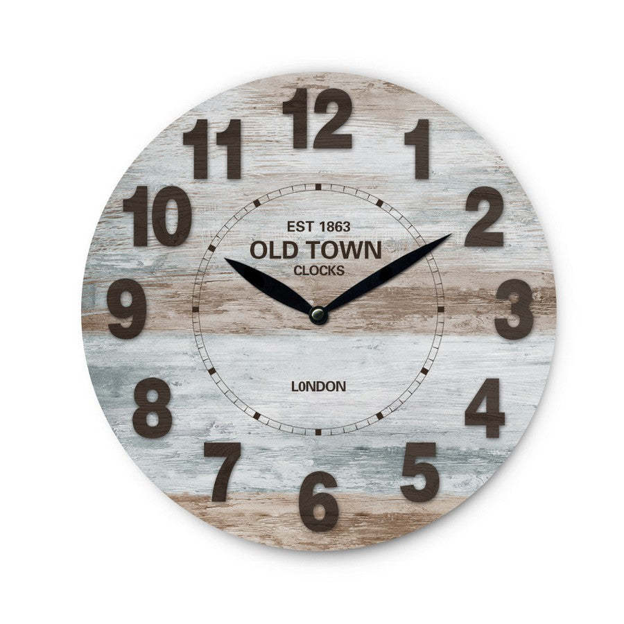 MDF Old Town Wall Clock Gift Box - Dollars and Sense