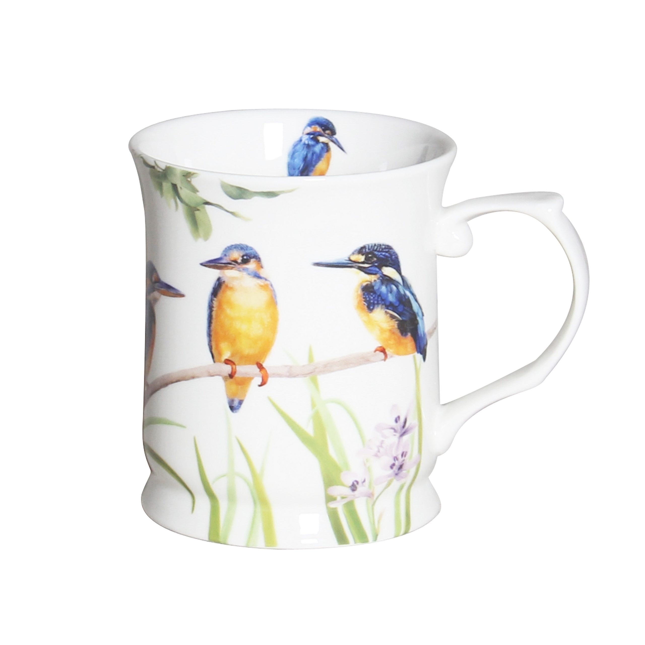 Kingfisher on Fine Bone China Mug - 415ml Gift Box - Dollars and Sense