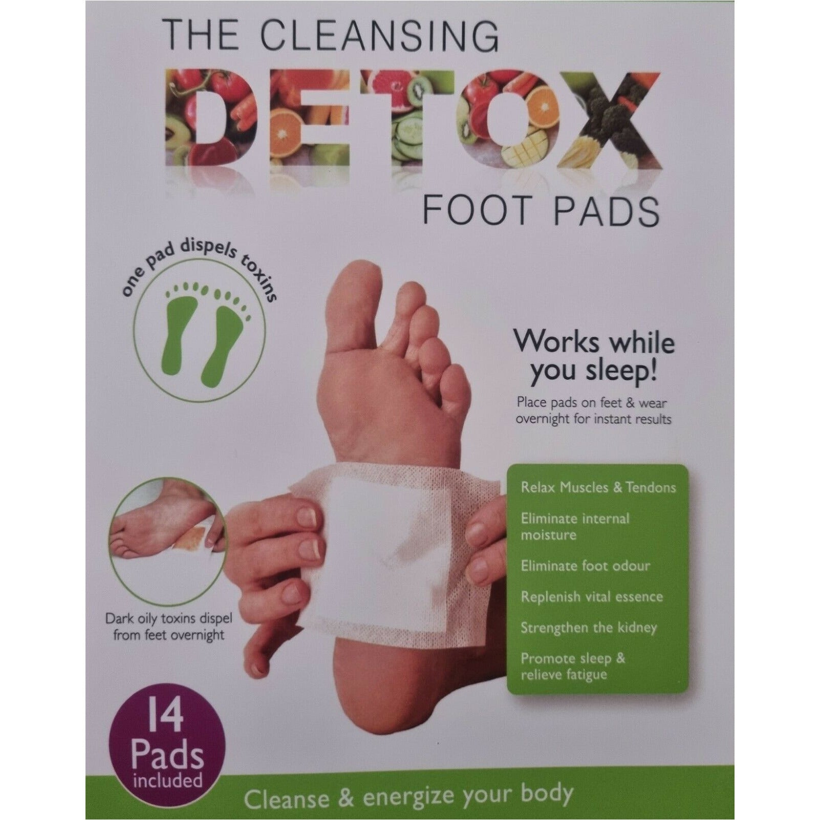 The Cleansing Detox Foot Pads 14Pk - Dollars and Sense