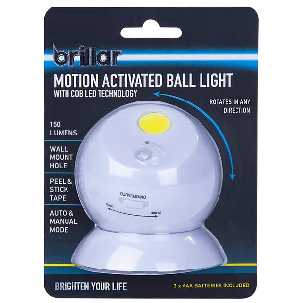 Motion Activated Ball Light with COB LED Technology - Dollars and Sense