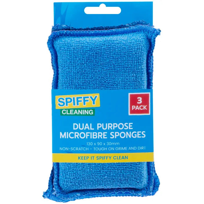 Dual Purpose Microfibre Sponges - Dollars and Sense
