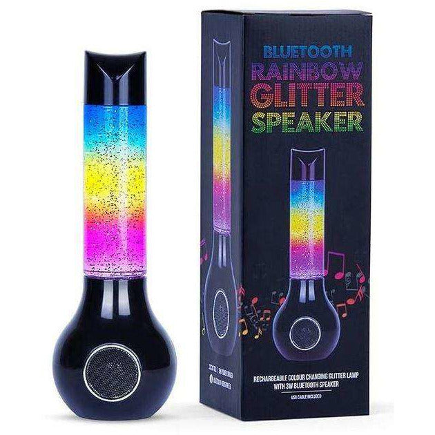 Rainbow Glitter Lamp with Speaker - Dollars and Sense