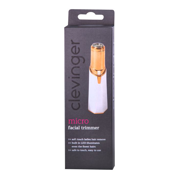 Clevinger Micro Facial Trimmer with LED - 1 Piece - Dollars and Sense