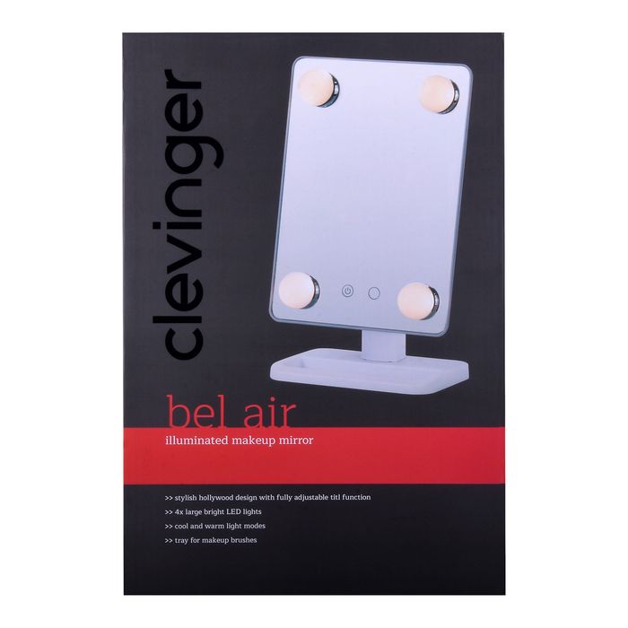 Clevinger Bel Air Mirror with LED Lights - 30x18.5x12cm 1 Piece - Dollars and Sense