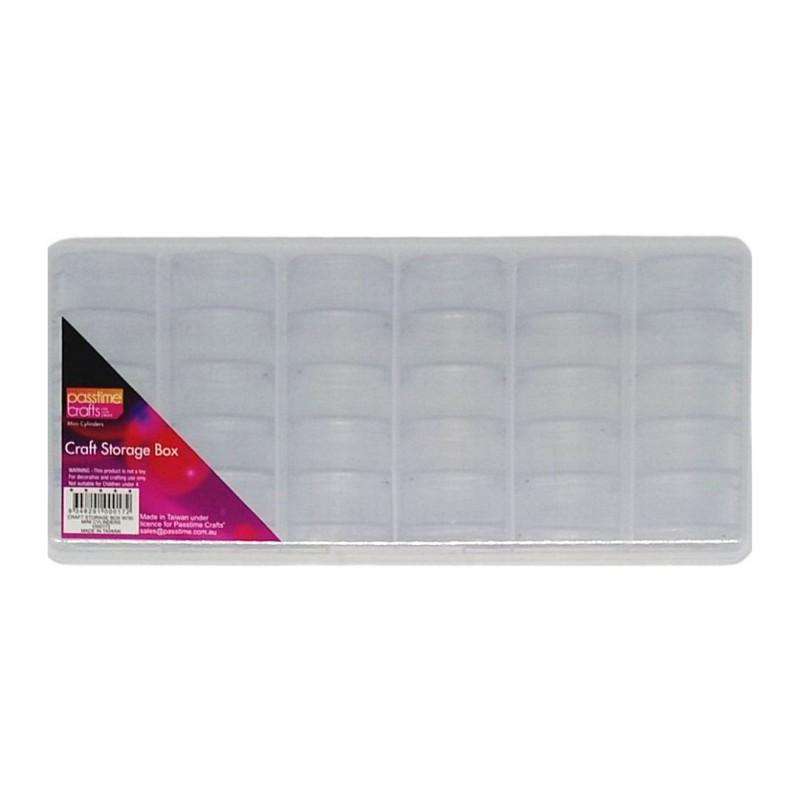 Buy Cheap art & craft online | Craft Storage Box with 30 Mini Cylinders|  Dollars and Sense cheap and low prices in australia 