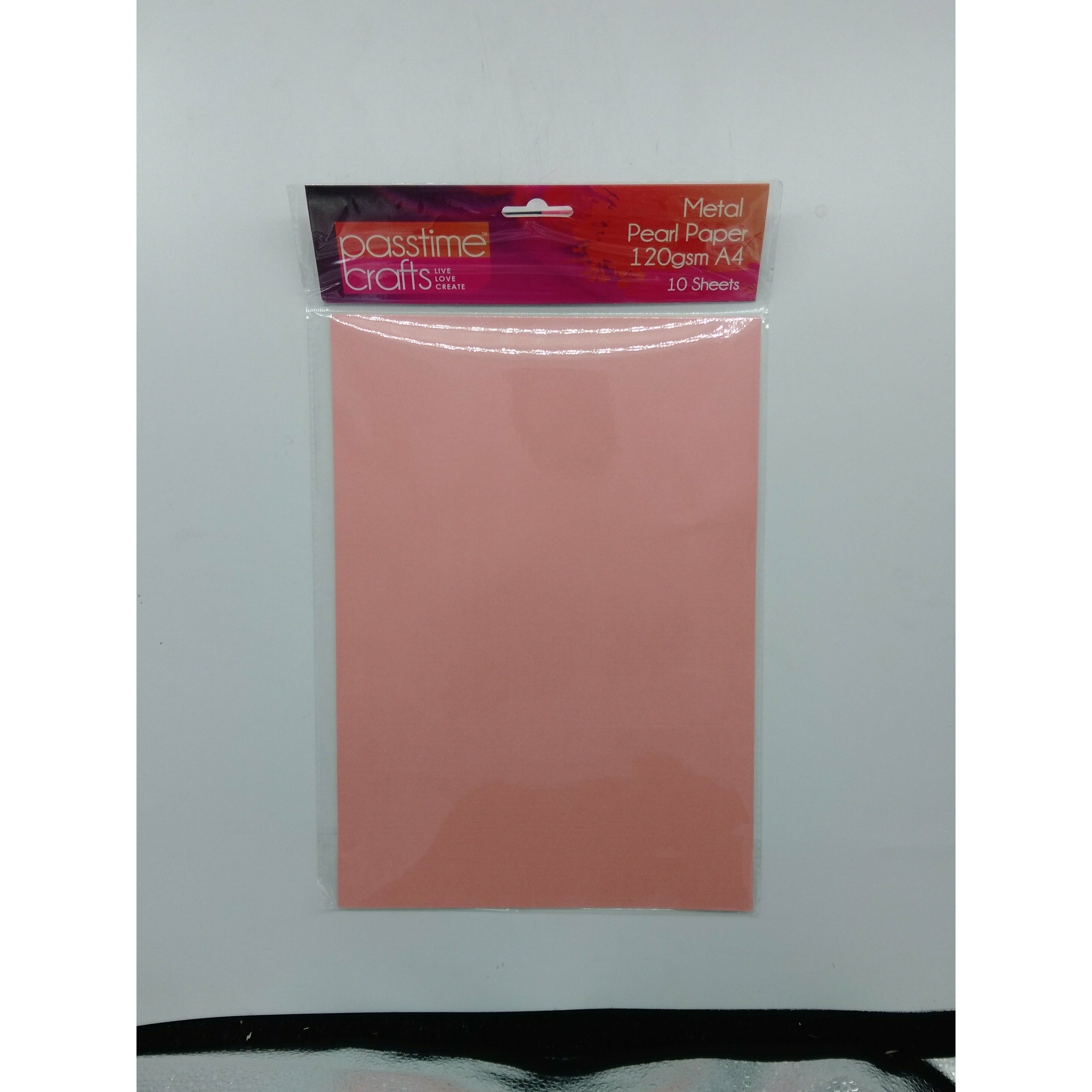 Metal Pearl Paper 120gsm A4 10 Sheets Assorted - See Colours Below - Dollars and Sense