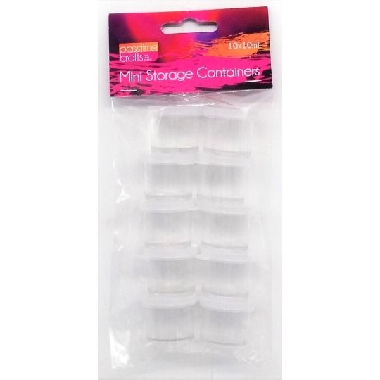 Mini Storage Containers 10ml 10 Pack Default Title