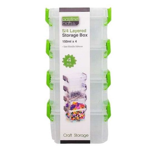 Craft Storage Containers 150 ml 4 Layered Default Title