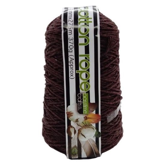 Cotton Rope Spool Blue, Rust, Grey & Brown 4mmx275mm Randomly selected unless specified - Dollars and Sense