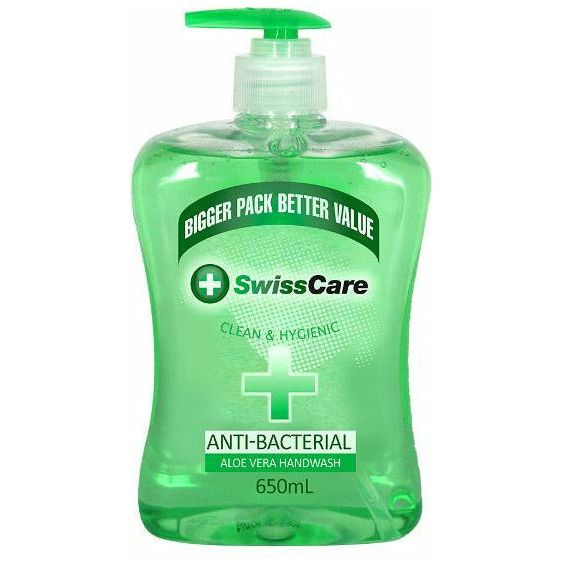 Swisscare AntiBacterial Aloe Vera Hand Wash - 650ml 1 Piece - Dollars and Sense