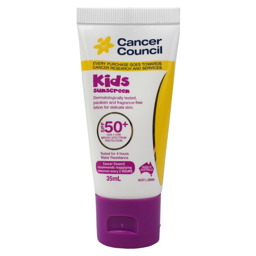 Cancer Council Kids Sunscreen 50 Plus SPF - 35ml 1 Piece - Dollars and Sense