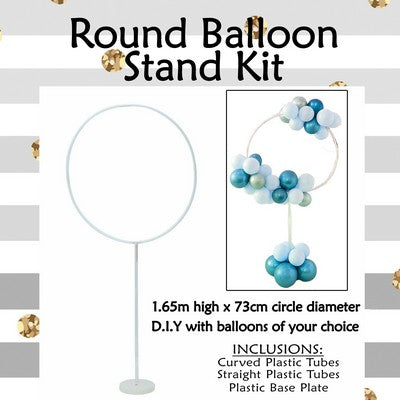 Round Balloon Stand Kit - 1.65x73cm - Dollars and Sense