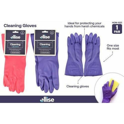Household Cleaning Gloves - 2 Piece Assorted - Dollars and Sense