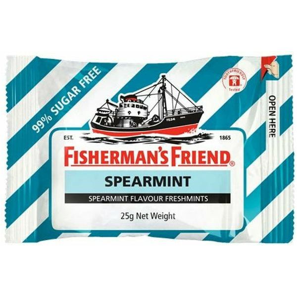 Fishermans Friend Spearmint Mints Sugar Free - 25g 1 Piece - Dollars and Sense