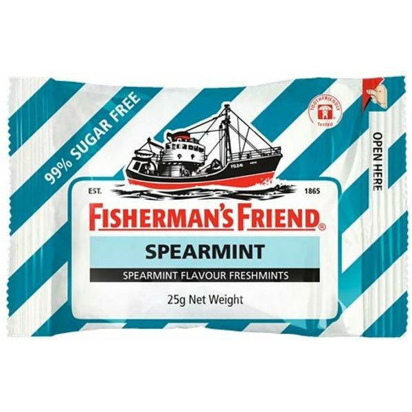 Fishermans Friend Spearmint Mints Sugar Free - 25g 1 Piece - Dollars and Sense