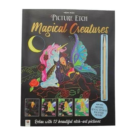 Picture Etch Magical Creatures with Pencil - Dollars and Sense