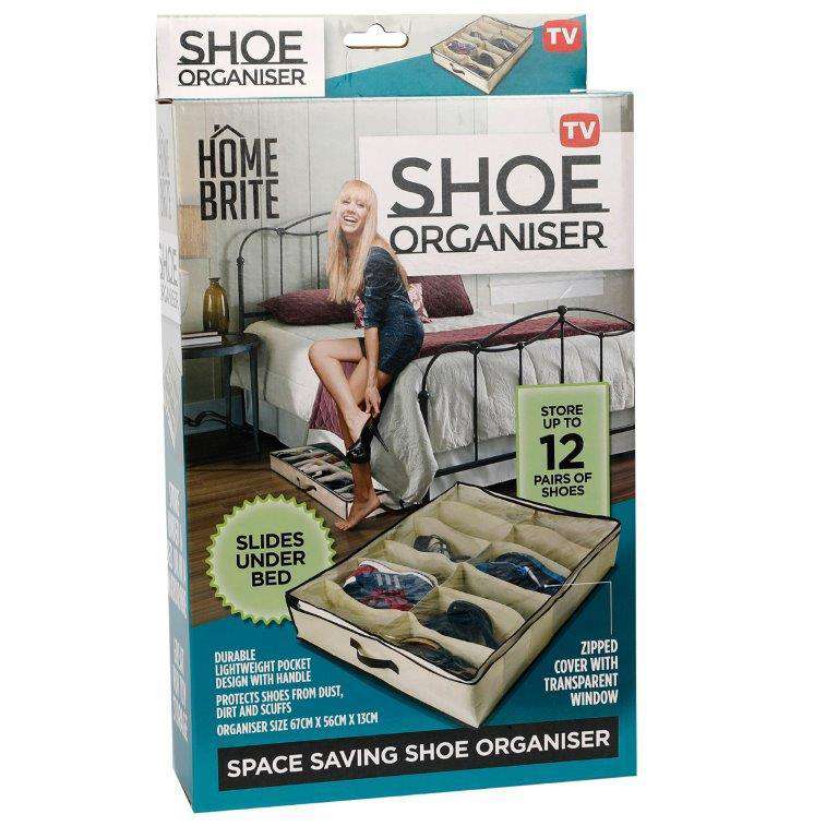 Under Bed Shoe Organiser - Dollars and Sense