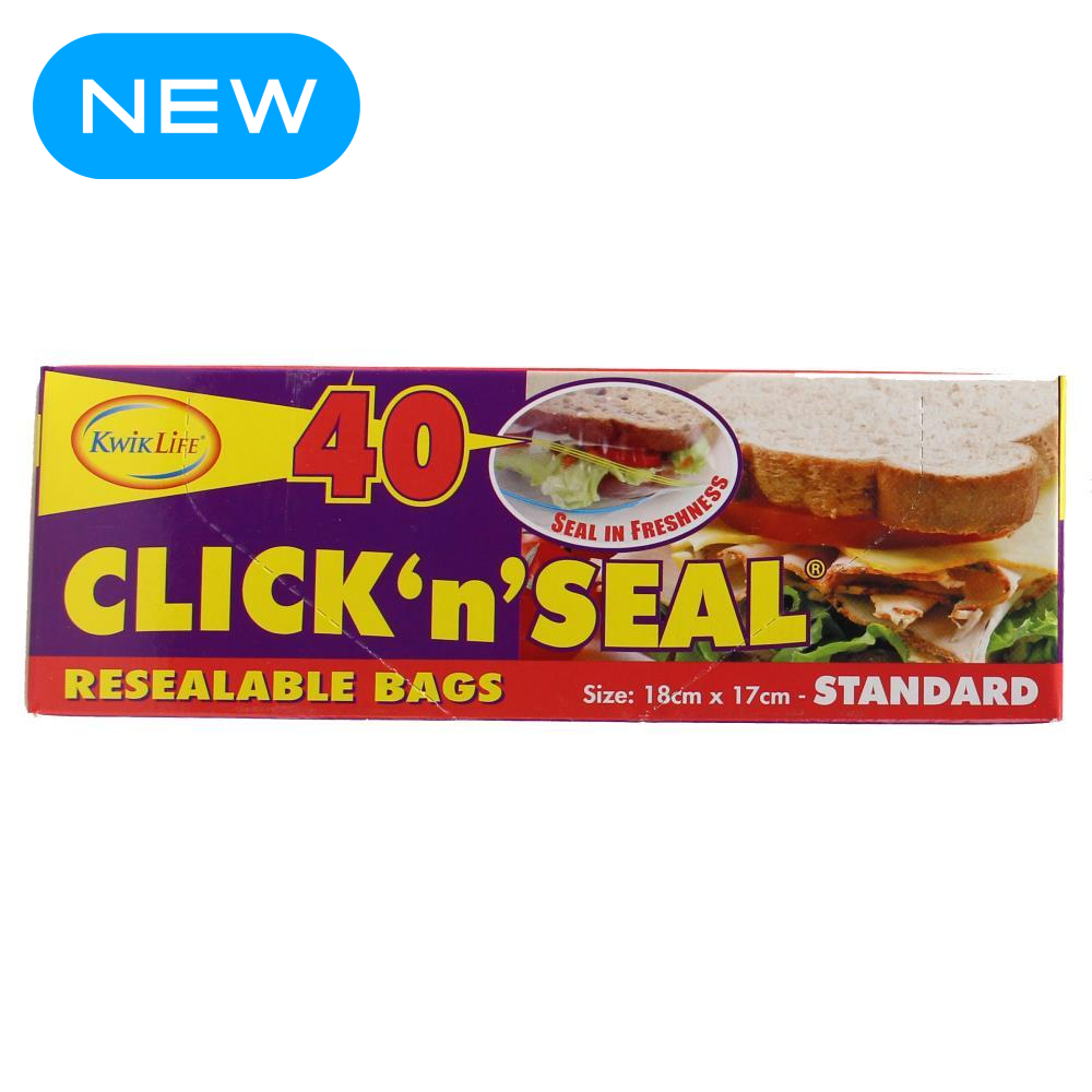 Click and Seal Bags 40Pk Default Title