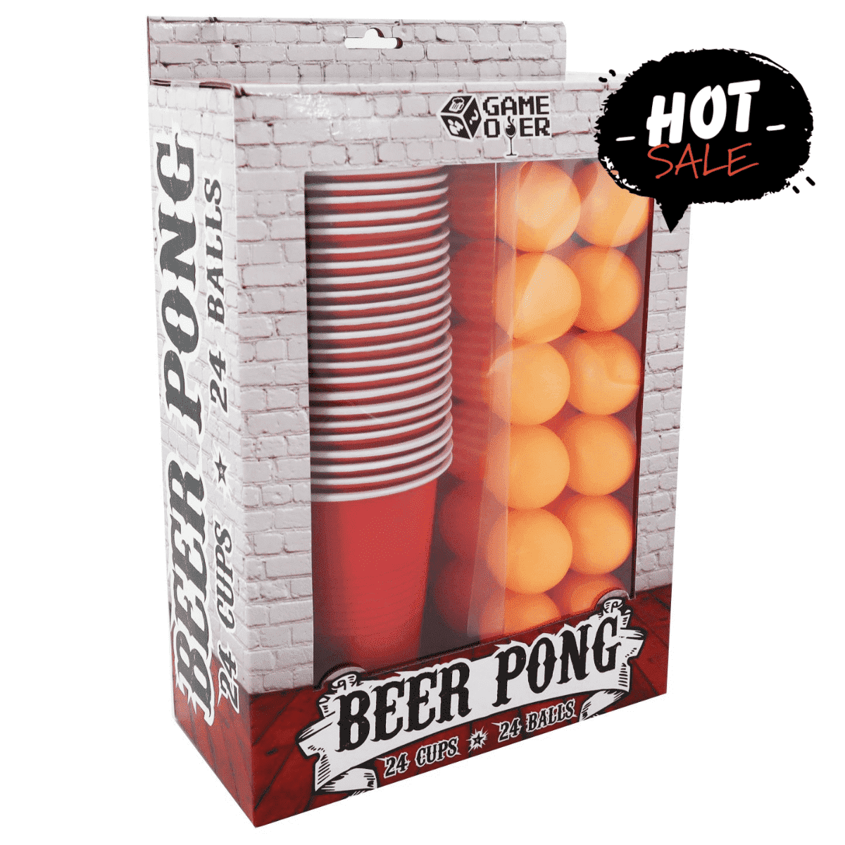 Beer Pong Set Adult Drinking Party Game - Dollars and Sense