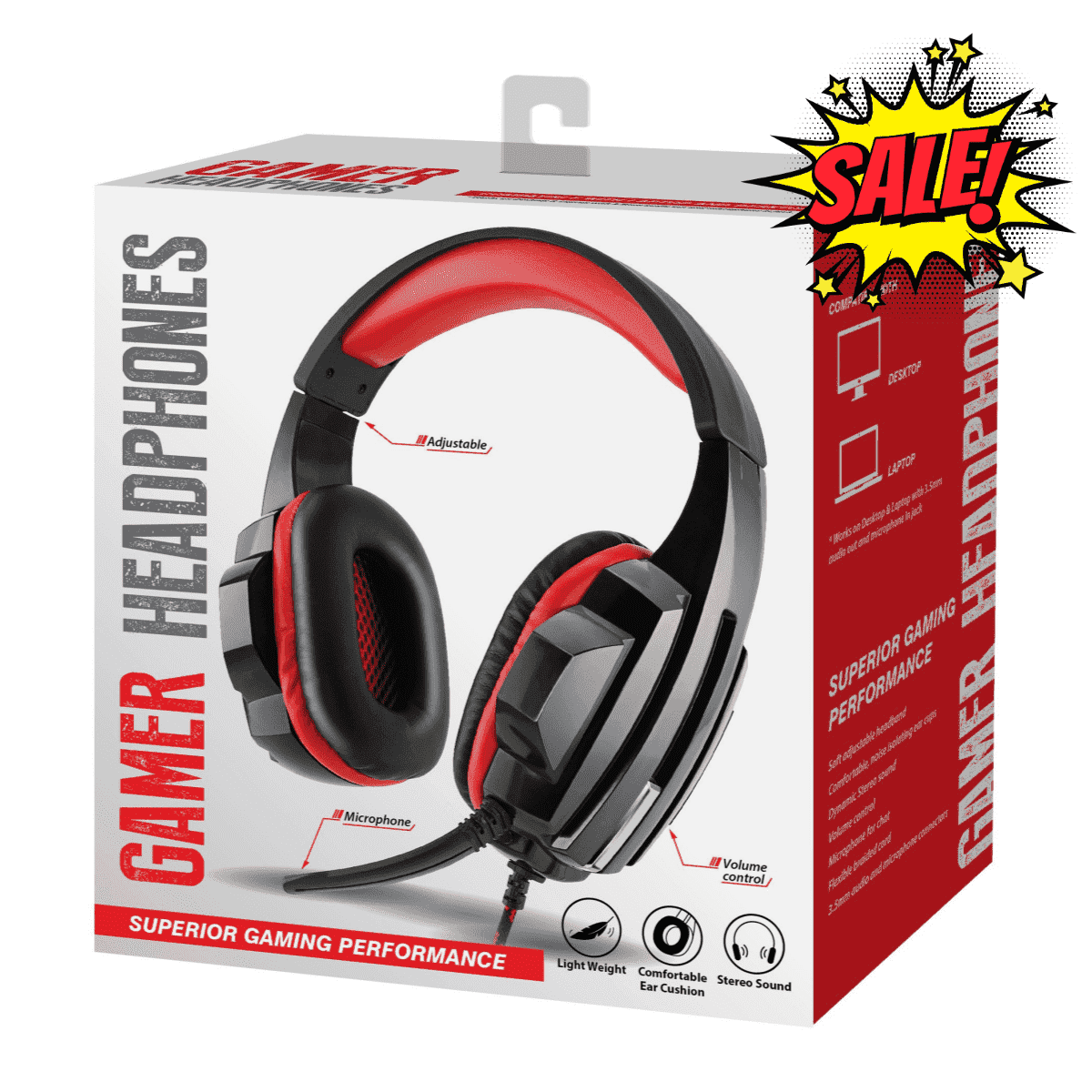 Corded Gaming Headphones - Dollars and Sense