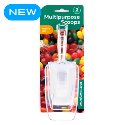 Multipurpose Scoops Set - Clear SKU 58630 - Dollars and Sense